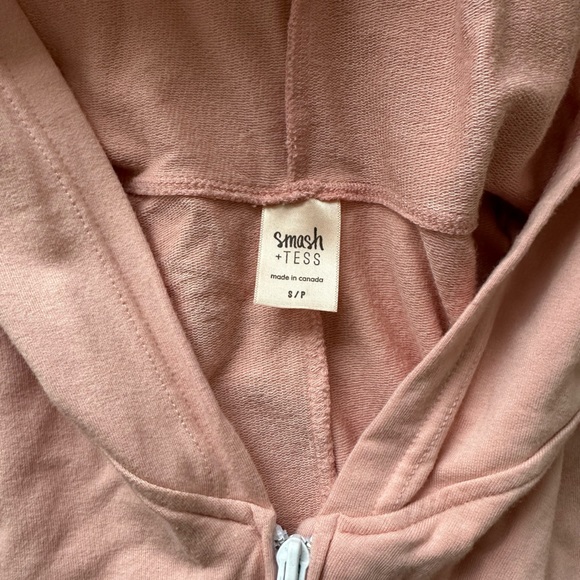 Smash + Tess Harris Hoodie Romper in Pink - Picture 4 of 6